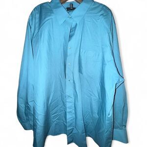 Foxcroft Women's Aqua Green, Blue Blouse